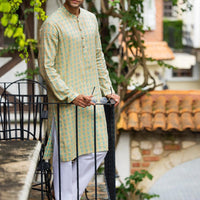 Cotton Fawn Kurta - Almirah