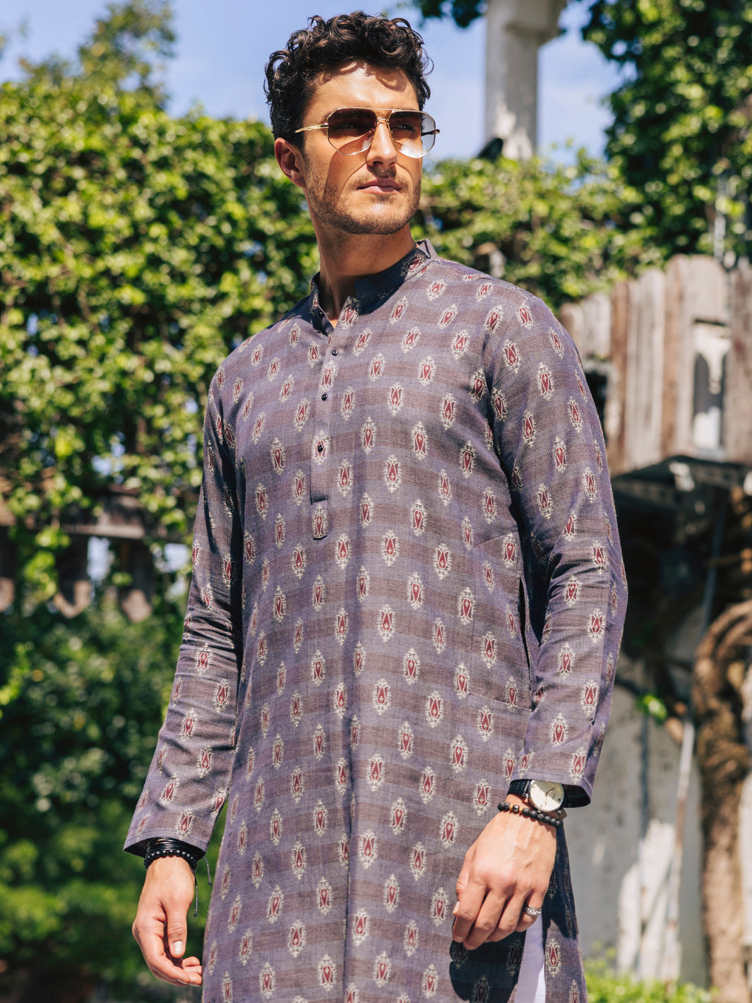 Cotton Grey Kurta - Almirah