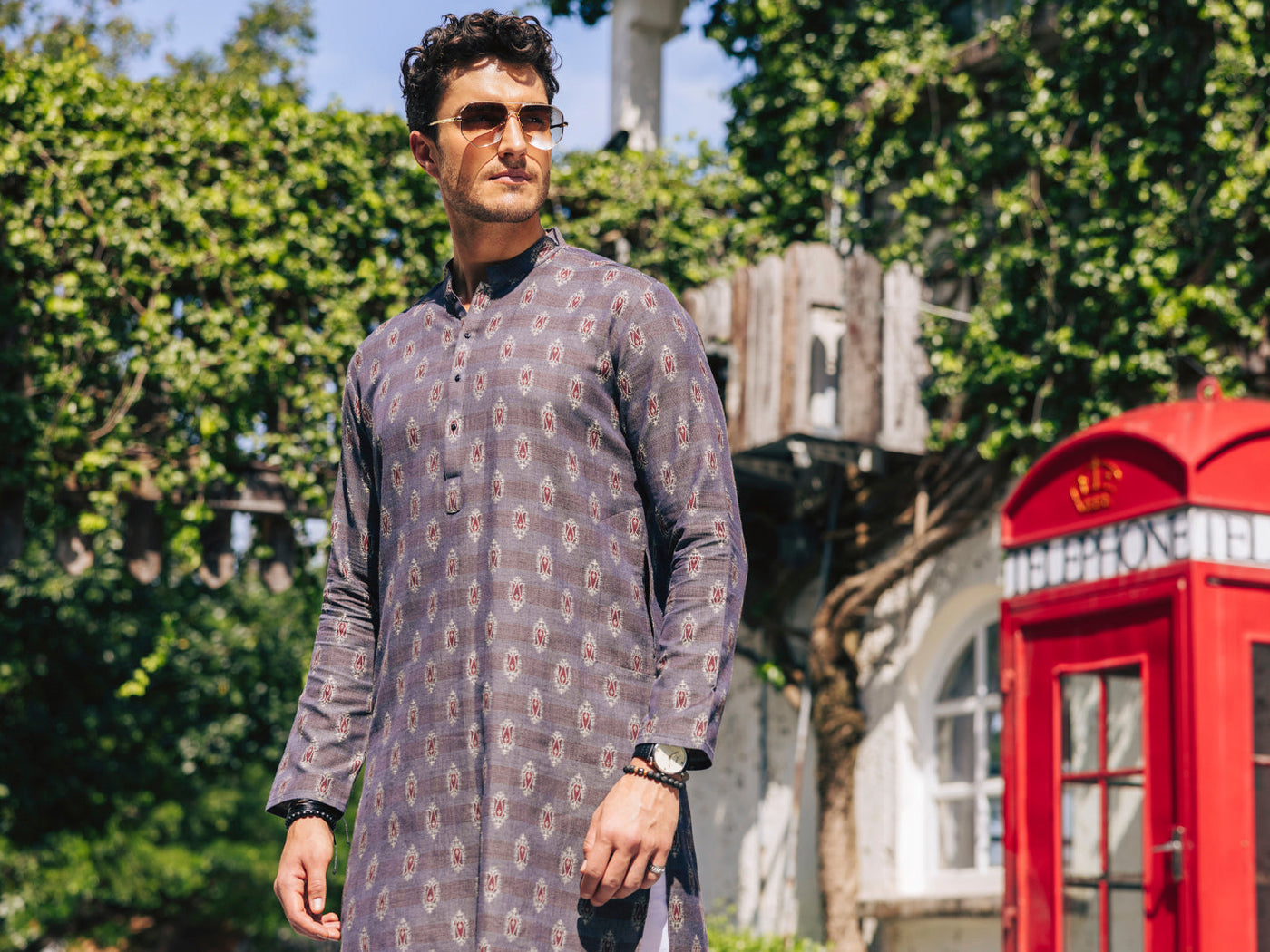 Cotton Grey Kurta - Almirah