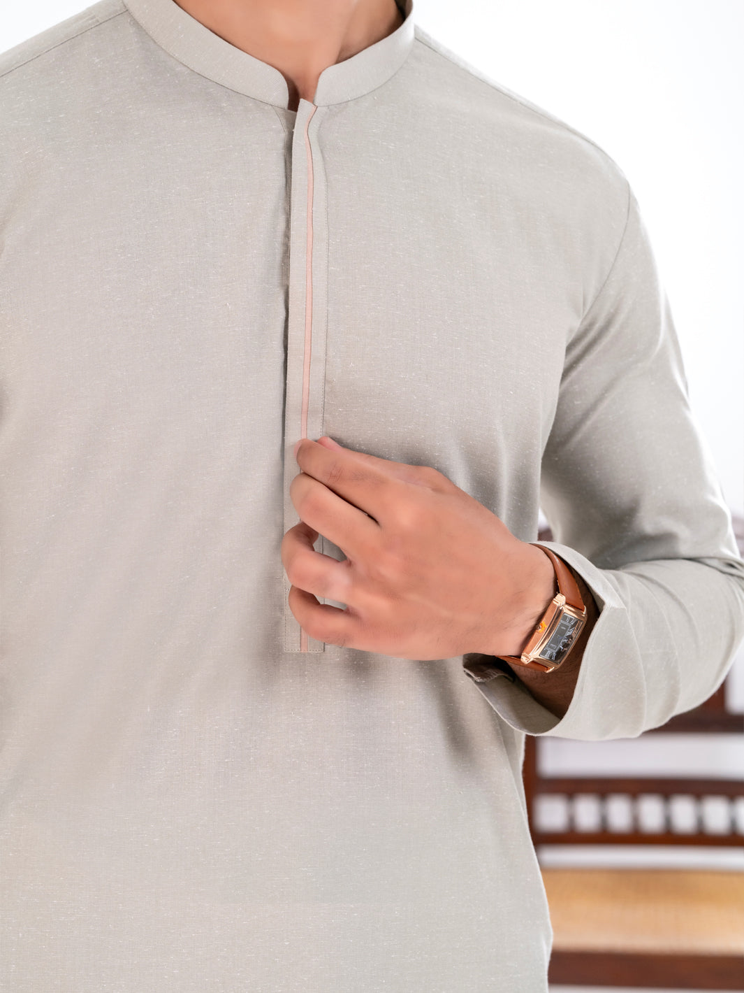 Blended Green Kurta - Almirah