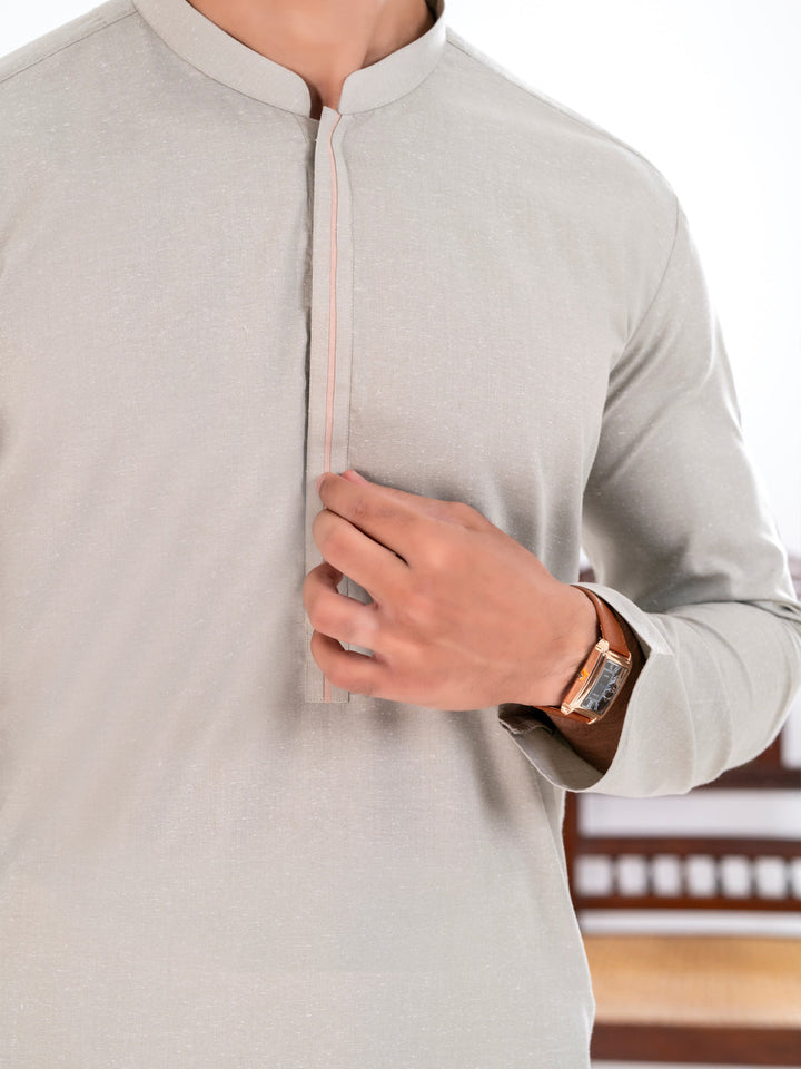 Blended Green Kurta - Almirah
