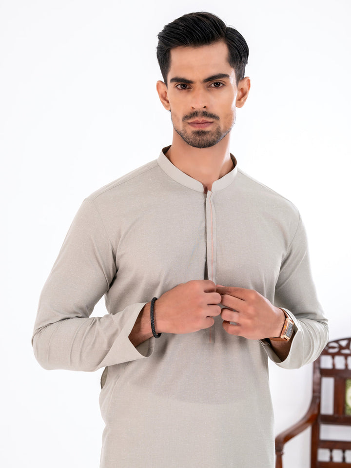 Blended Green Kurta - Almirah