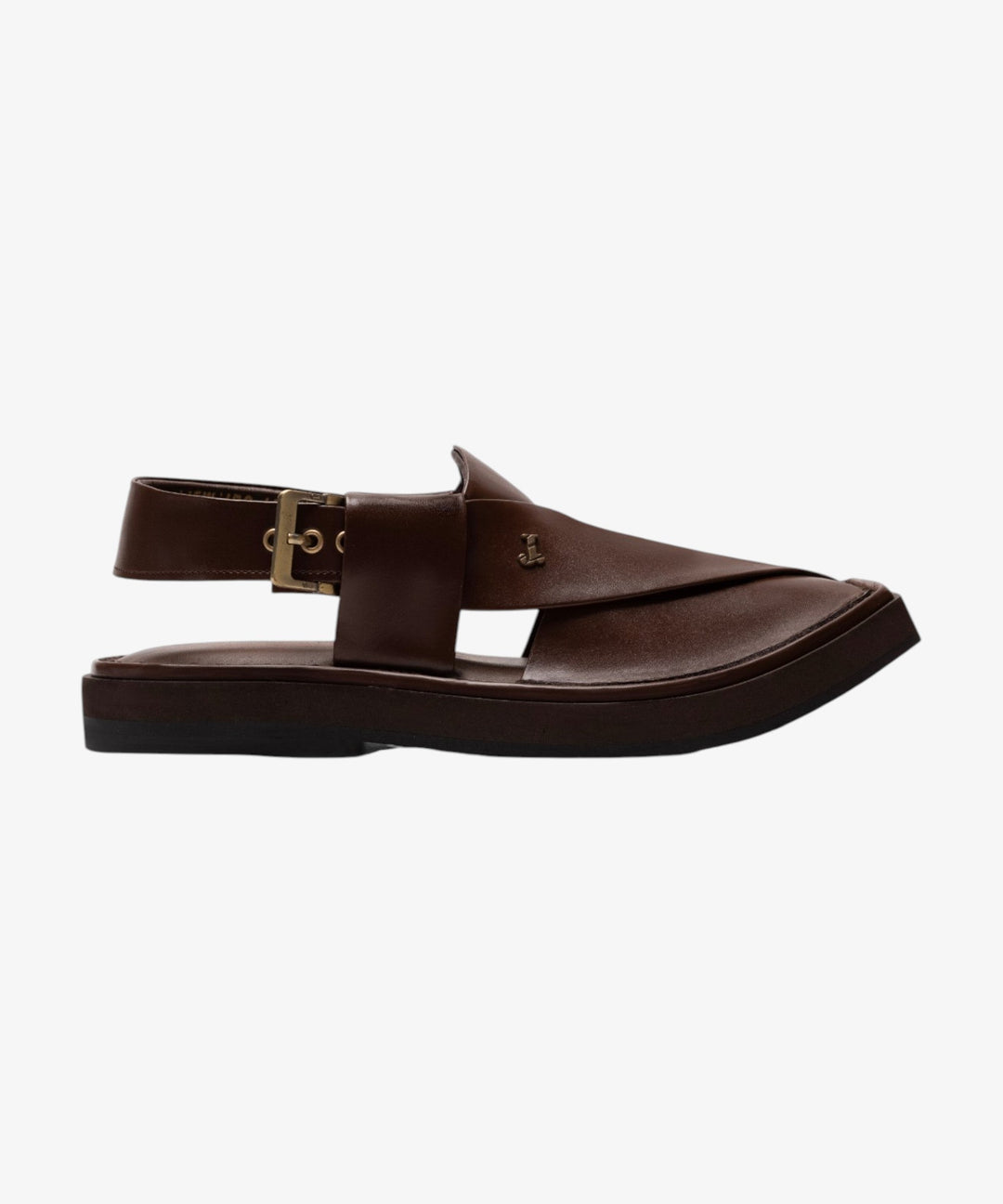 Brown Peshawari Chappal - J. Junaid Jamshed