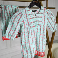 Cambric Green Stitched Suit - J. Junaid Jamshed