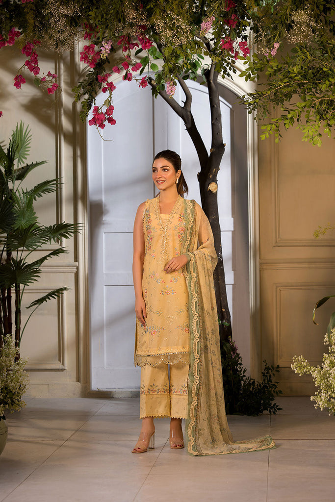 Design 1B - Sobia Nazir Vital Lawn Stitched