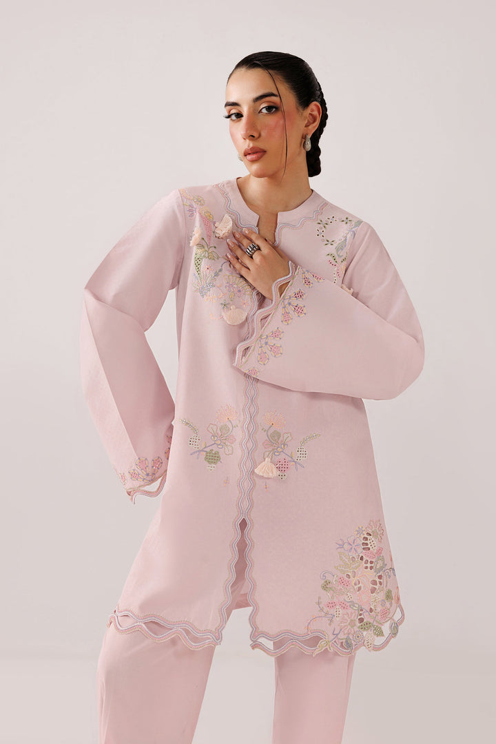 Fiora - Qalamkar Embroidered Co-Ords 26'