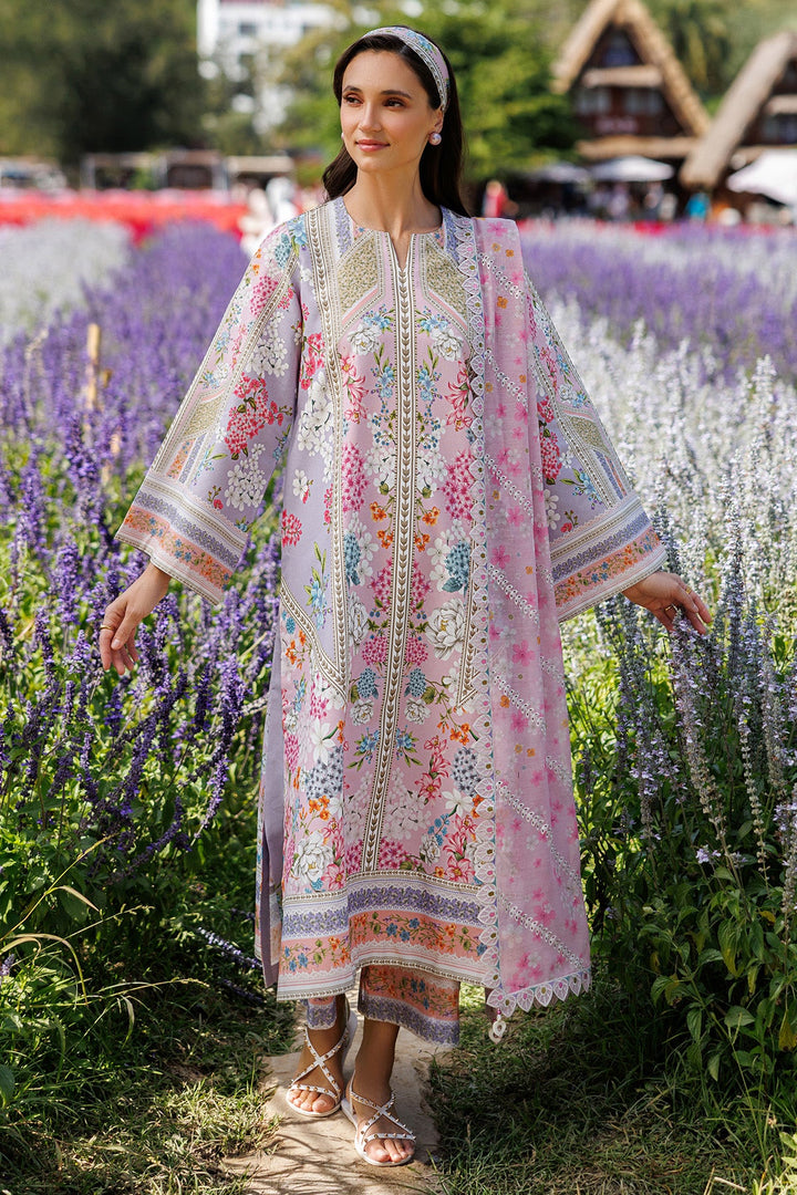 Lawn Light Purple Stitched Suit - Jazmin
