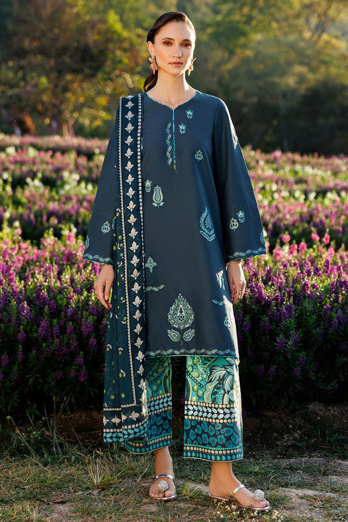 Lawn Zinc Stitched Suit - Jazmin