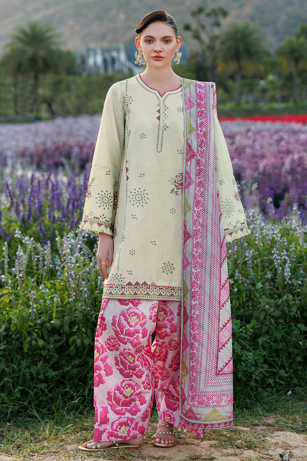 Lawn Pista Stitched Suit - Jazmin