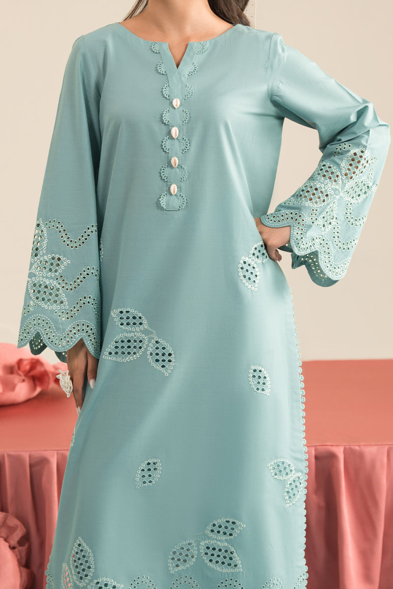 Cotton Grey Stitched Suit - Vanya