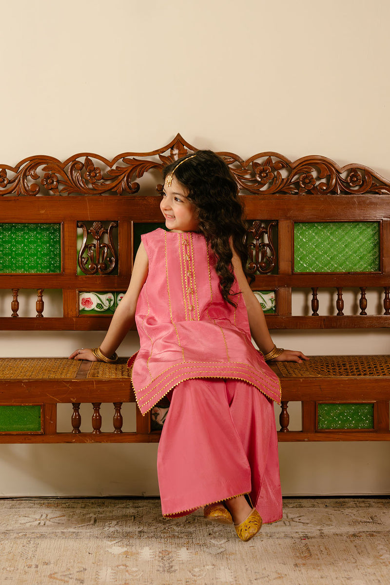 Silk, Net & Chiffon Green Stitched Suit - Vanya