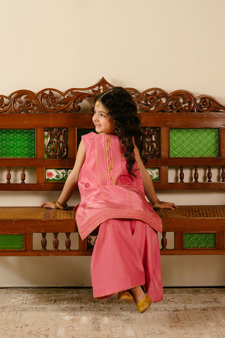 Silk, Net & Chiffon Green Stitched Suit - Vanya
