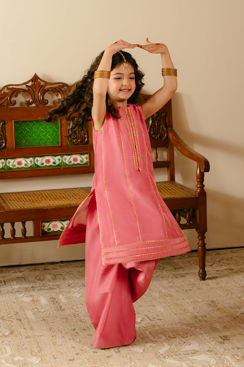 Silk, Net & Chiffon Green Stitched Suit - Vanya