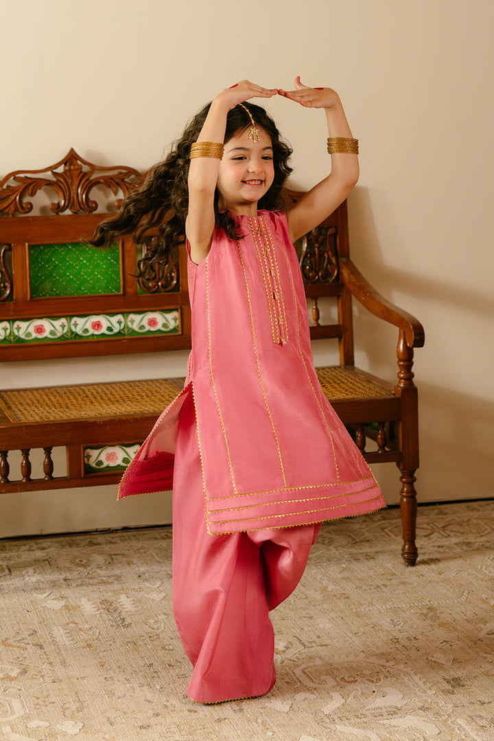 Silk, Net & Chiffon Green Stitched Suit - Vanya