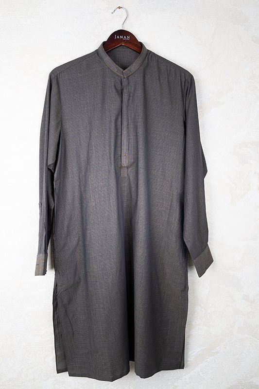 Cotton Brown Shalwar Kameez - J. Junaid Jamshed