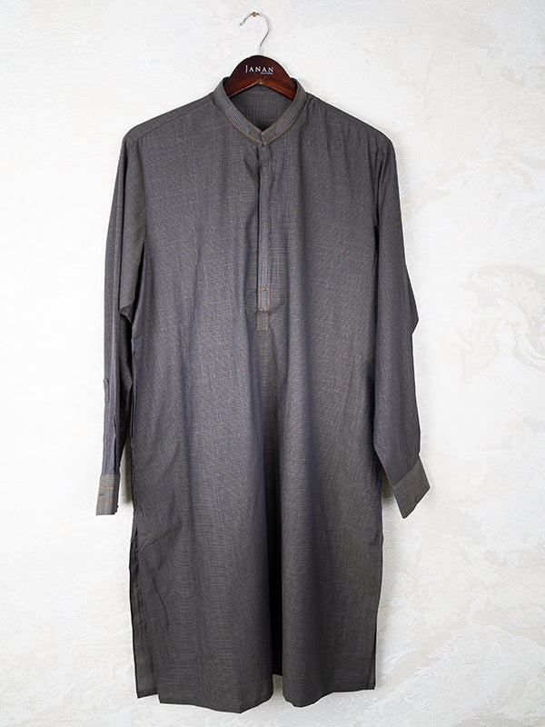 Cotton Brown Shalwar Kameez - J. Junaid Jamshed