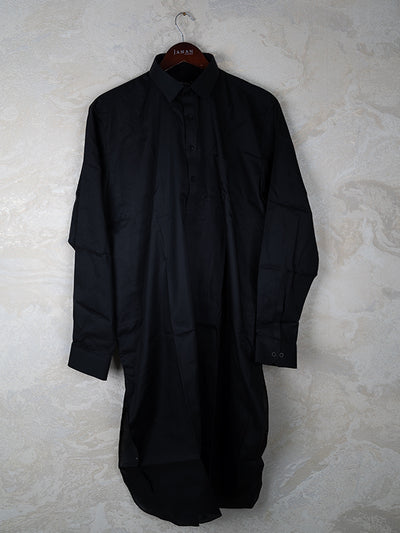 Blended Black Shalwar Kameez - Bonanza