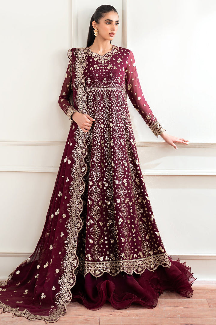 Maroon Empress - Farasha Essence Formals Stitched