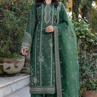 Emerald Eve - Farasha Bahaar Embroidered Lawn Stitched