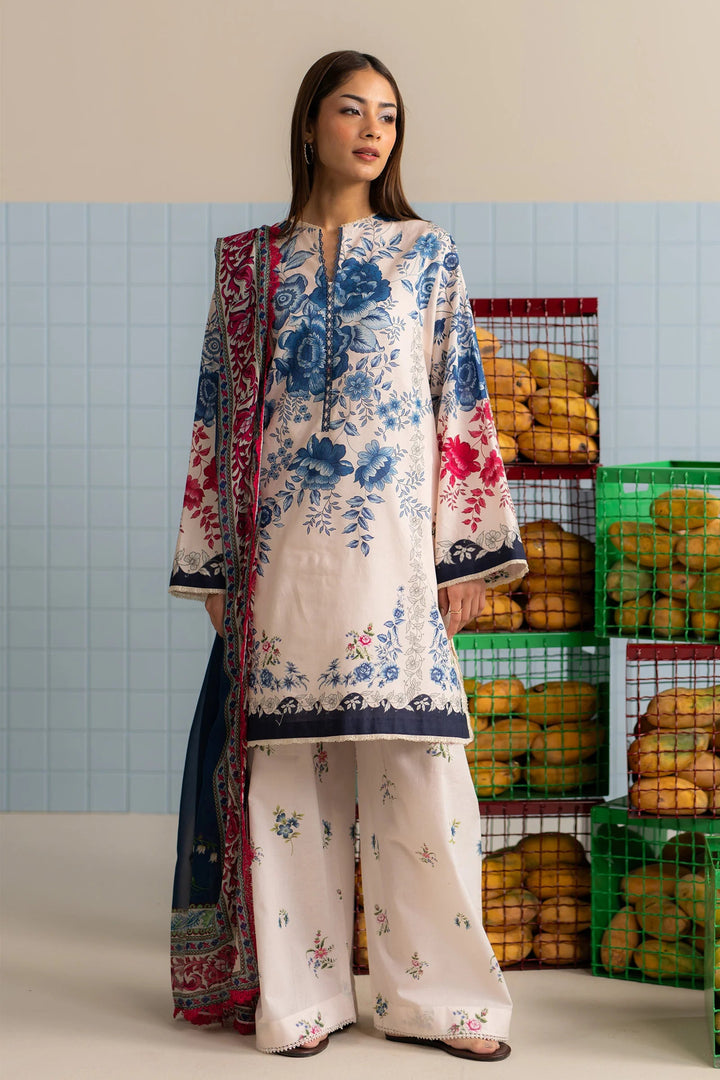 Emin-10A | Zara Shahjahan Stitched - Coco Prints Edit III