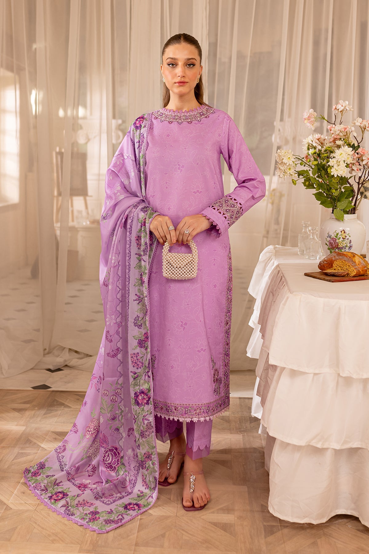 Violet - Farasha Seraya Lawn SS'24 Unstitched