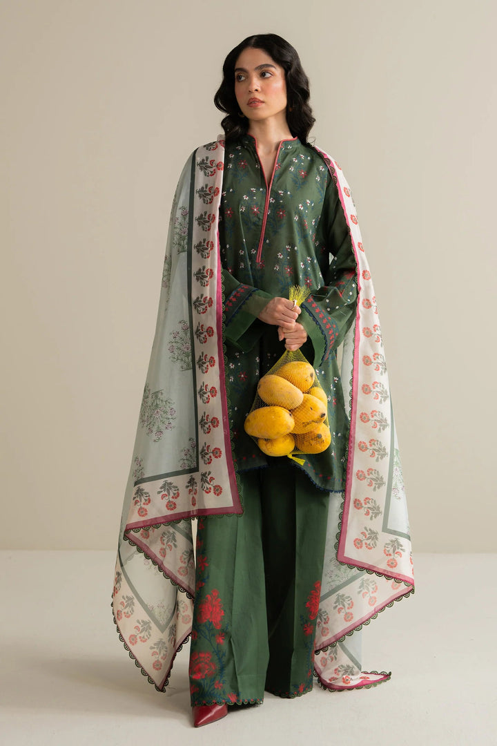 Tinsa-3A | Zara Shahjahan Stitched - Coco Prints Edit III