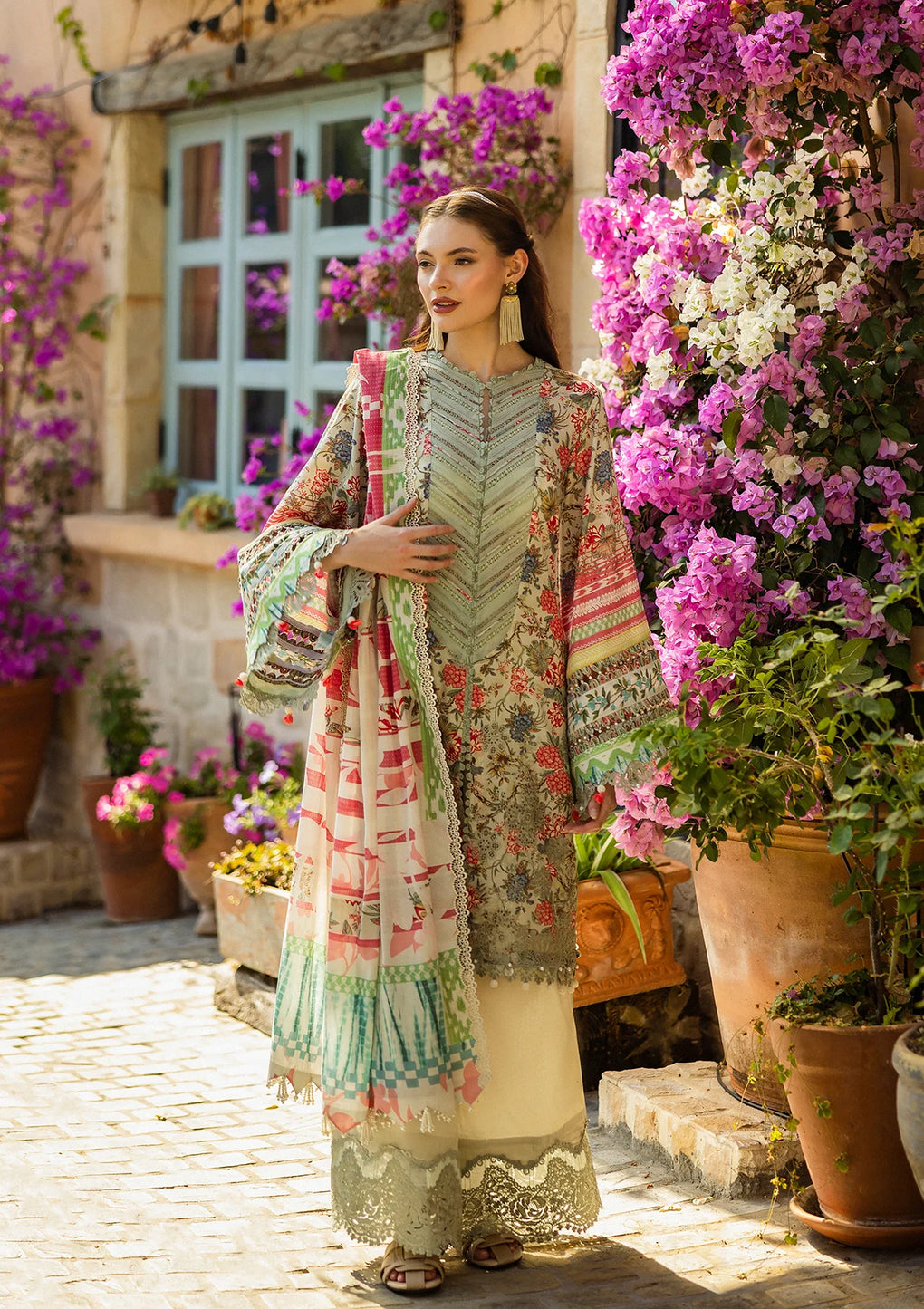 Giardino - Elaf Premium Chikankari Stitched Collection