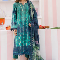 Lawn Zinc Stitched Suit - Nureh Gardenia
