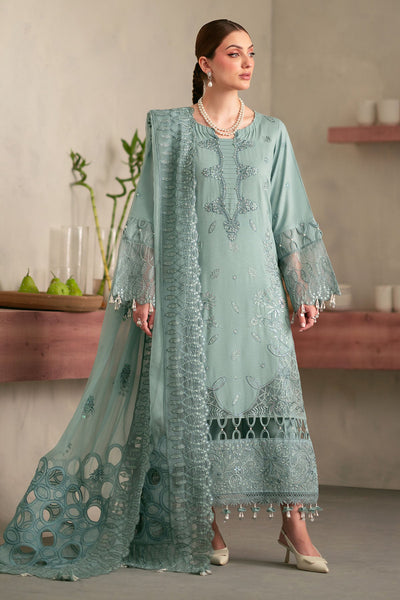 Karandi Aqua Stitched Suit - Nureh