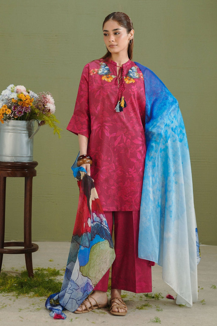 Gece-5A - Coco Prints By Zara Shahjahan Stitched