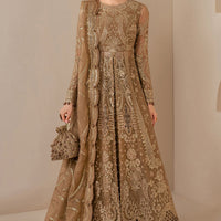 Embroidered Chiffon Skin Suit - Jazmin Wedding Formals Stitched