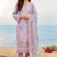 Lawn Lilac Stitched Suit - Nureh Gardenia
