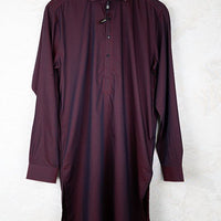 Cotton Deep Burgundy Kurta Trouser - Cast & Crew