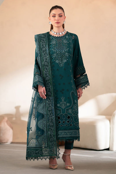 Karandi Dark Green Stitched Suit - Nureh