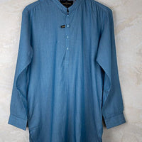 Cotton Blue Kurta Trouser - Cast & Crew