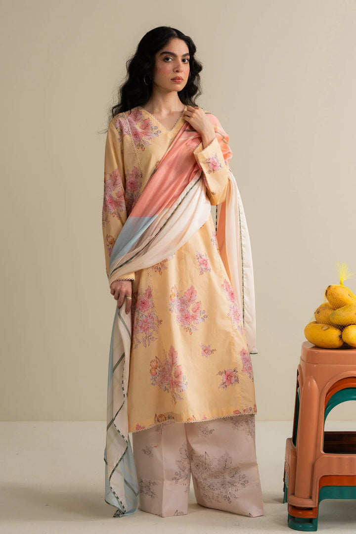 Ovela-1B | Zara Shahjahan Stitched - Coco Prints Edit III