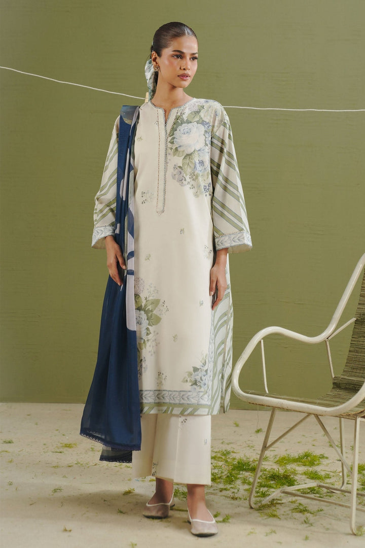 Zeya-1B - Coco Prints By Zara Shahjahan Stitched