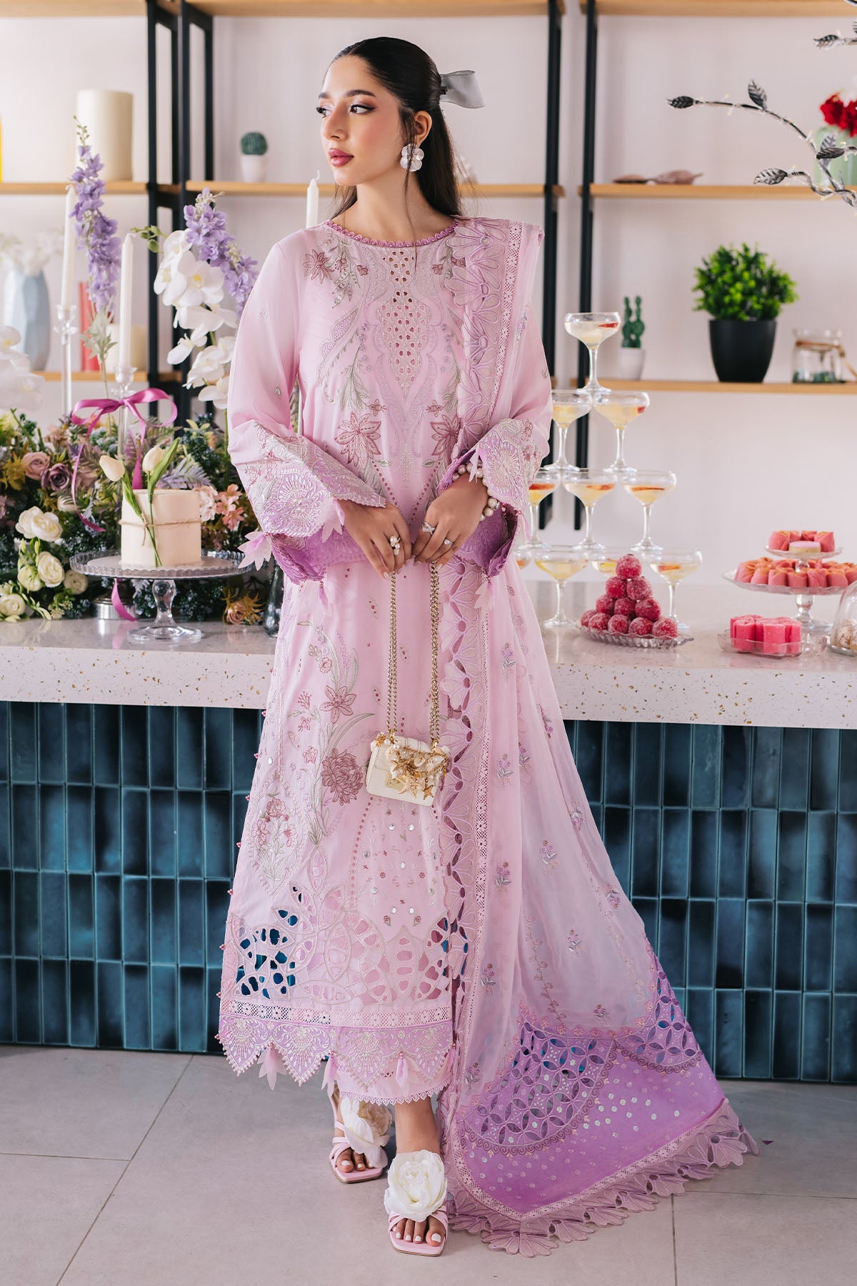 Sparkle Pink - Nureh Eid Escape Stitched