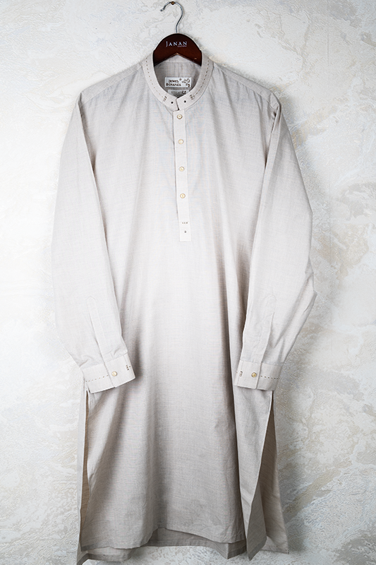 Light Brown Kurta Shalwar - Bonanza