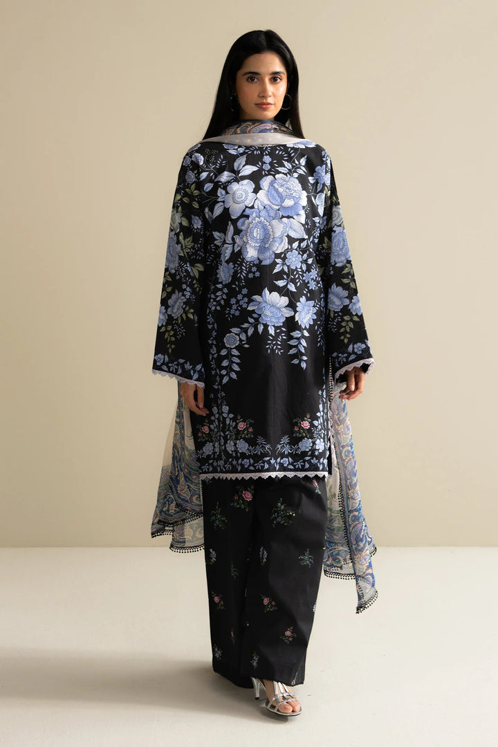 Emin-10B | Zara Shahjahan Stitched - Coco Prints Edit III