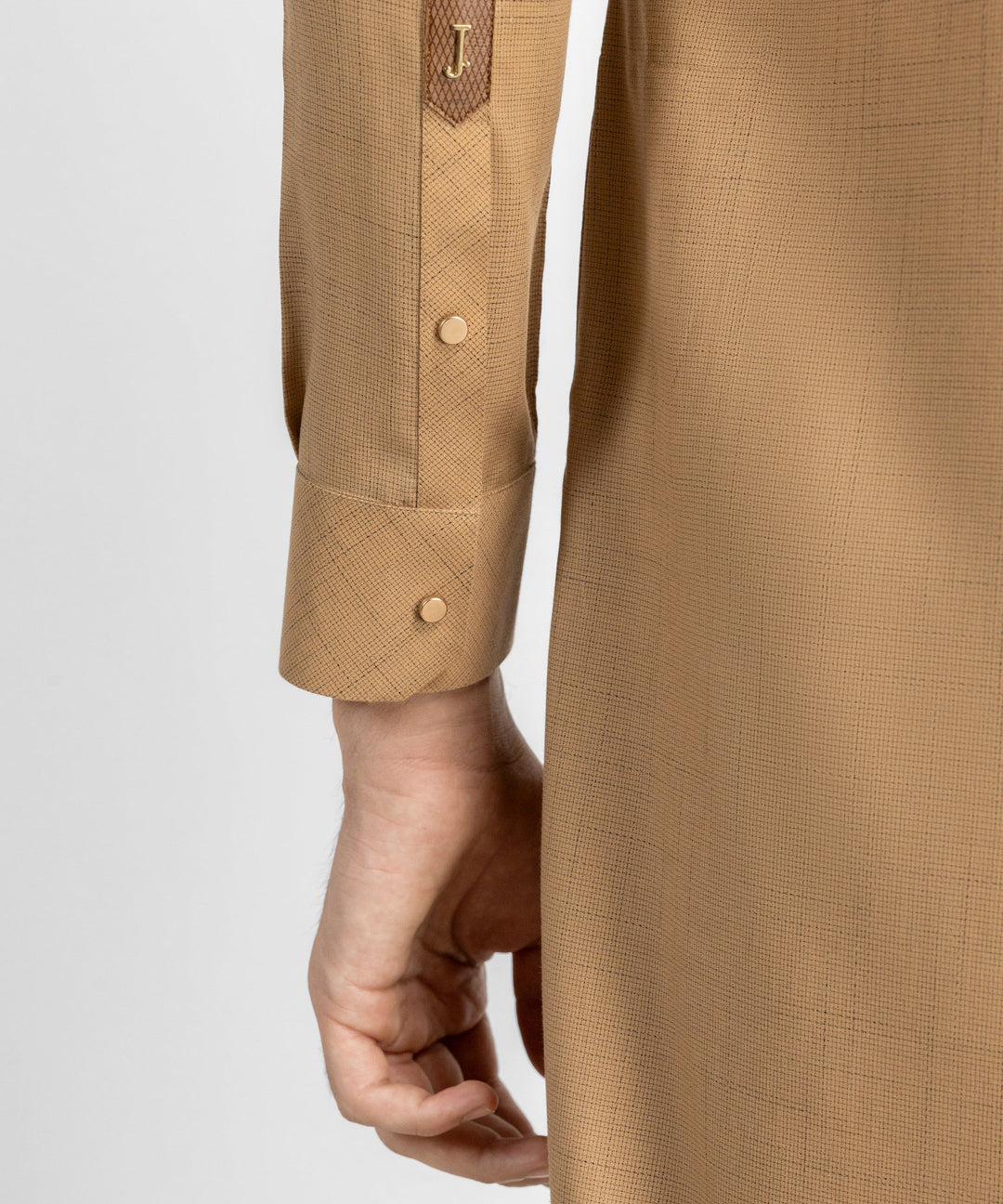 Blended Camel Kurta Trouser - J. Junaid Jamshed