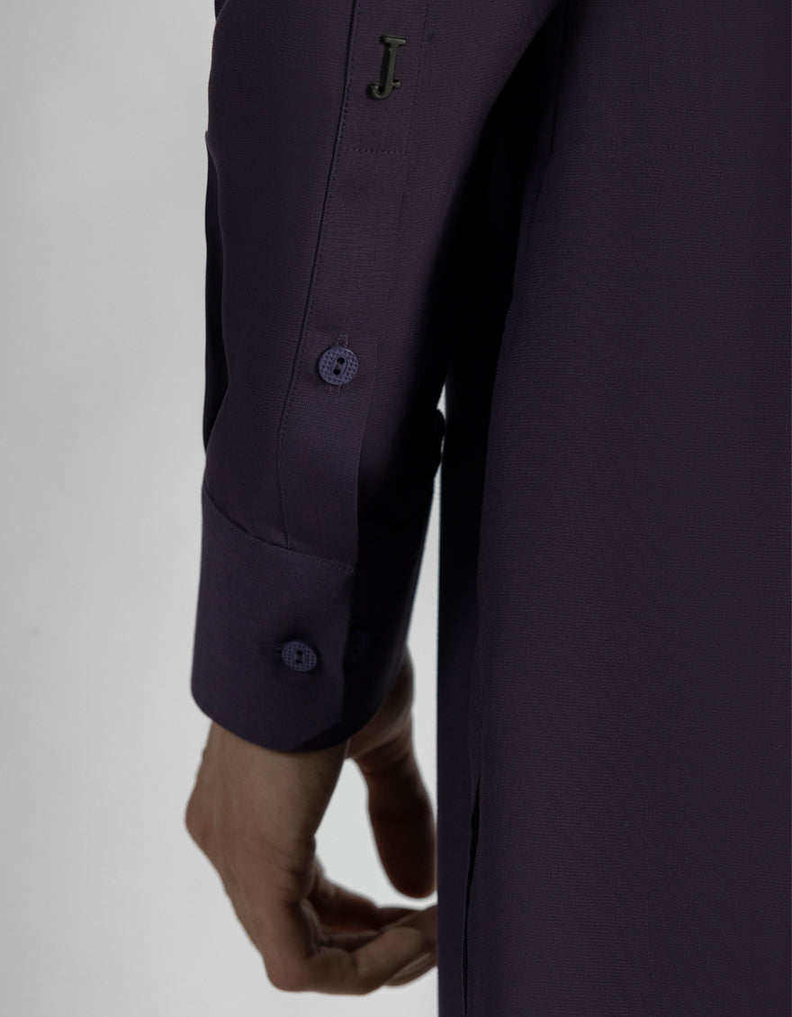 Polyester Purple Kurta Trouser - J. Junaid Jamshed