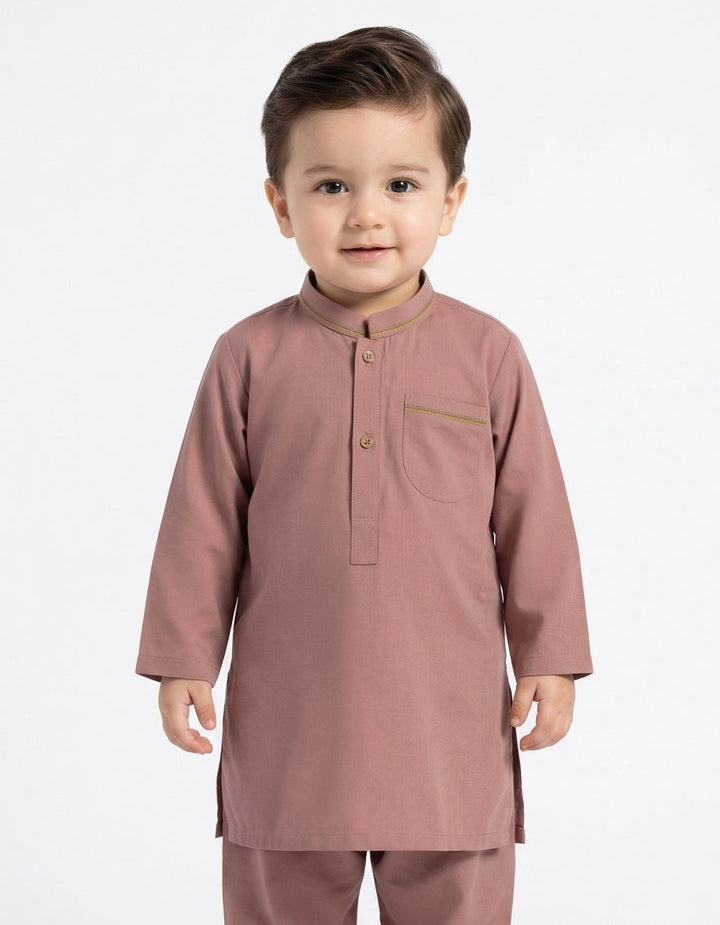 Blended Tea Pink Shalwar Kameez - J. Junaid Jamshed