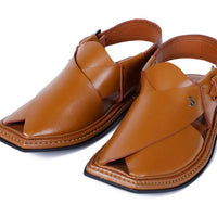 High Chrome Mustard Peshawari Chappal - J. Junaid Jamshed