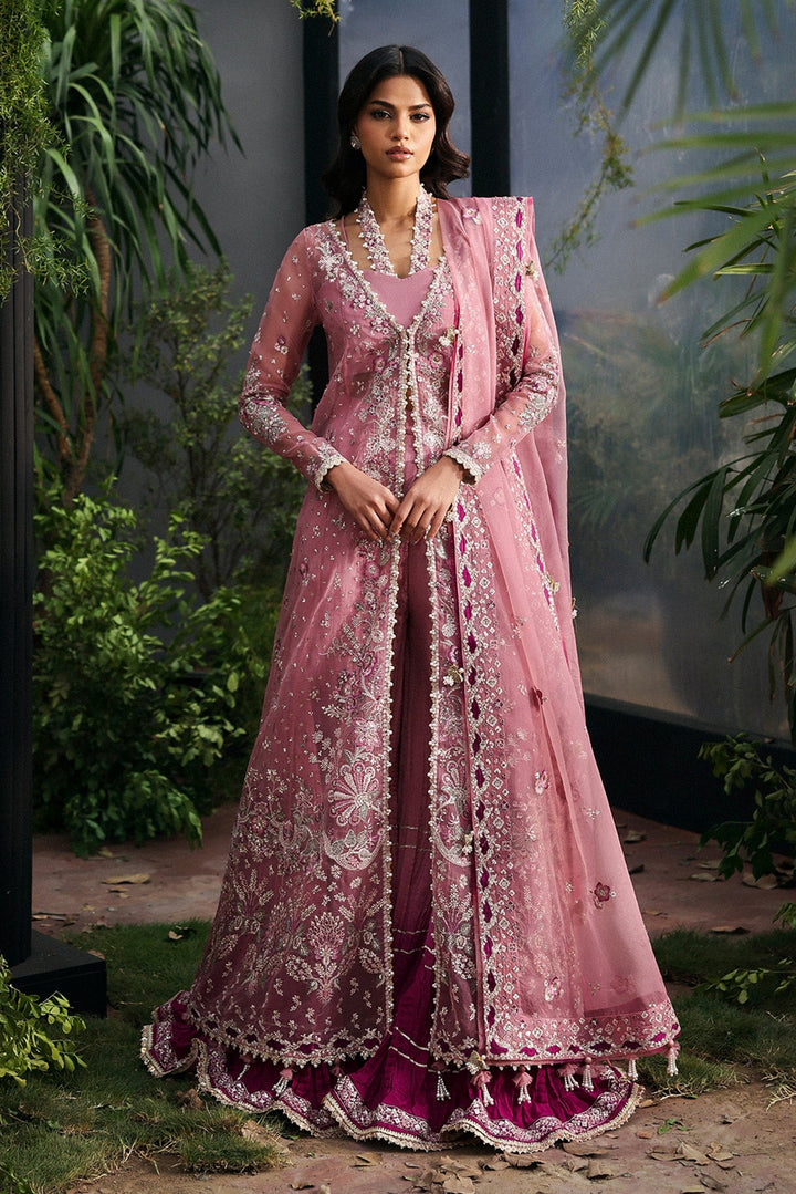 Seraira - Afrozeh La Fuchsia Stitched