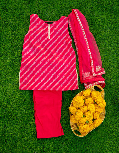 Lawn Pink Stitched Suit - J. Junaid Jamshed