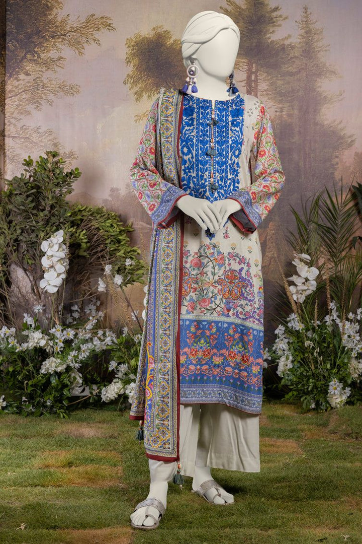 Linen Multi Stitched Suit - J. Junaid Jamshed