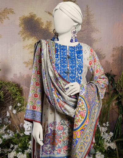 Linen Multi Stitched Suit - J. Junaid Jamshed