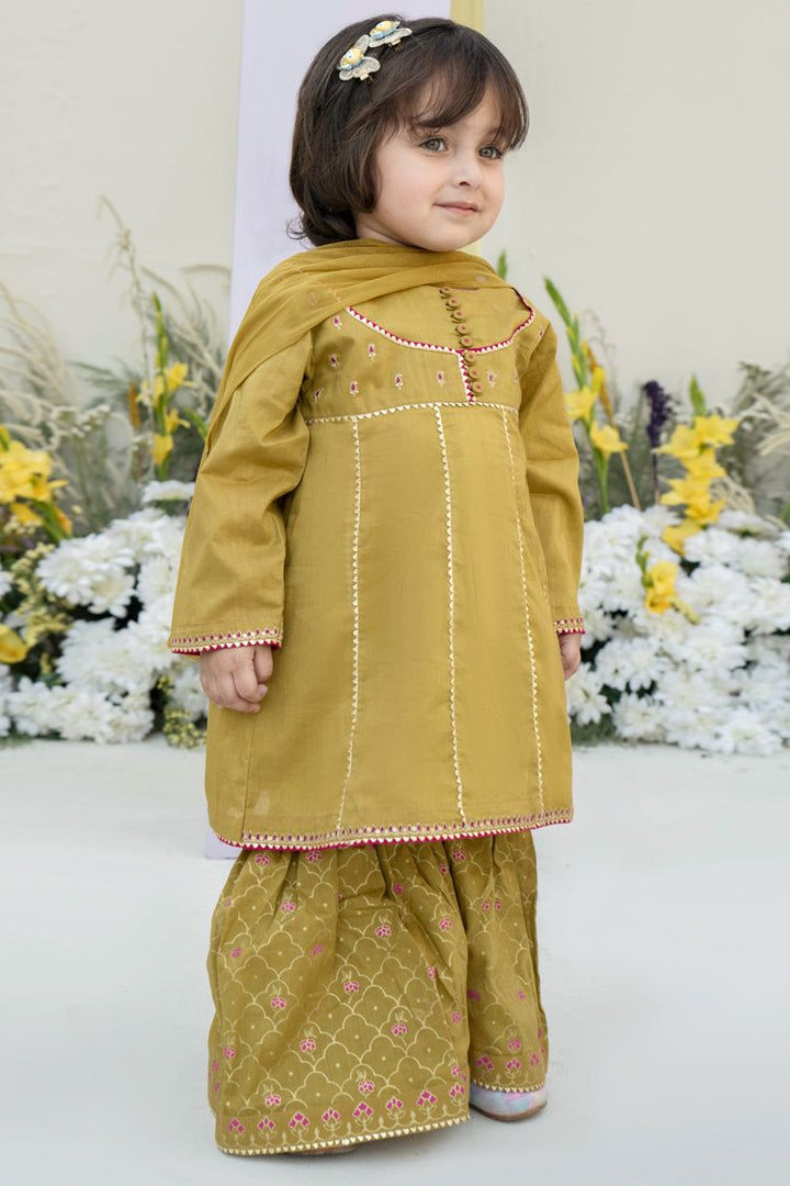 Lawn Green 3 Piece Stitched Suit - J. Junaid Jamshed