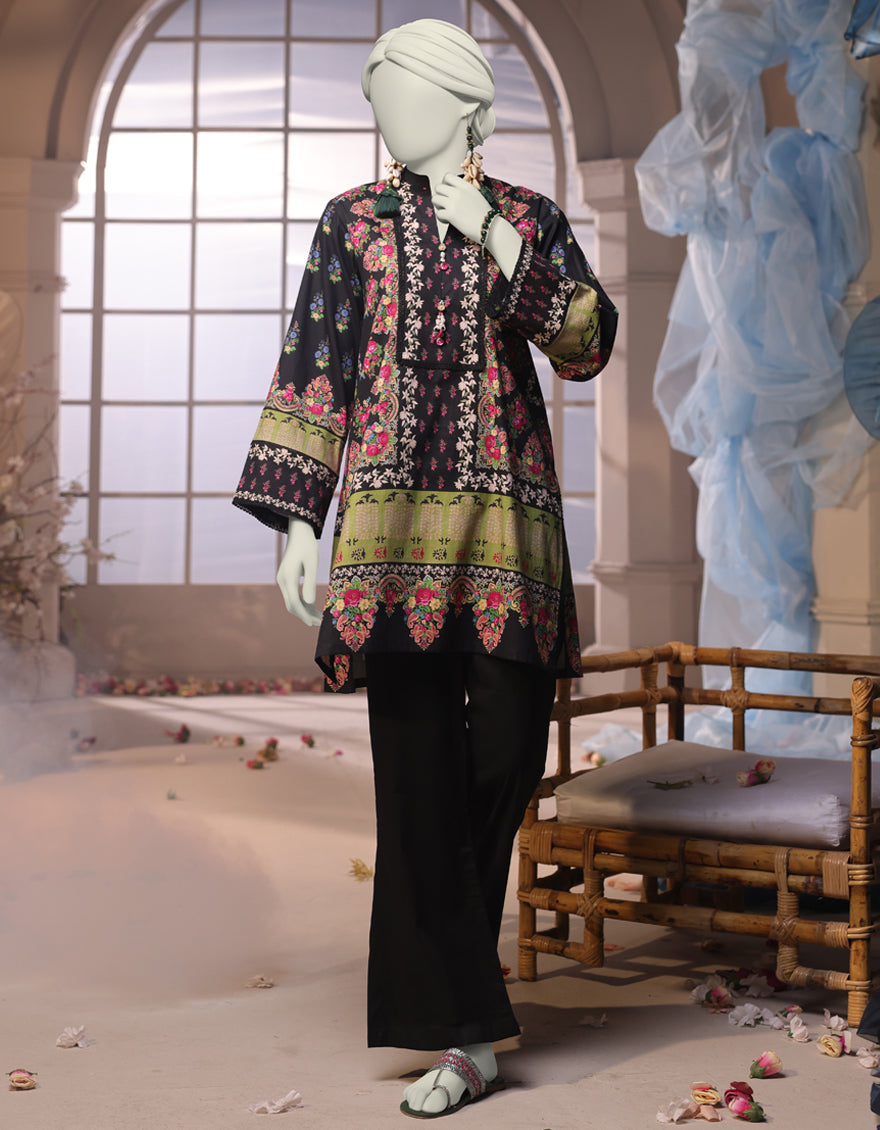 Cambric Multi Unstitched Suit - J. Junaid Jamshed